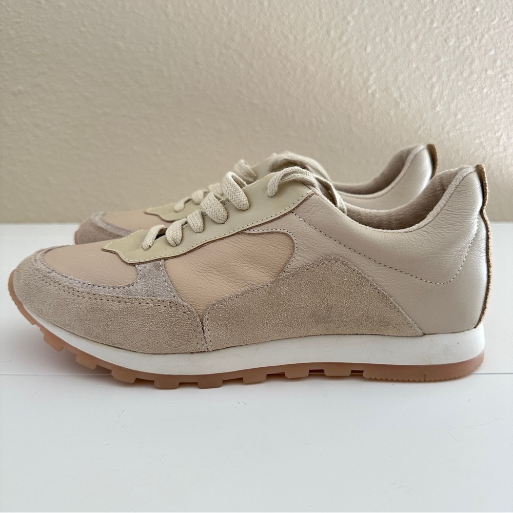 Yosi Samra Women's Paige Sneakers in Taupe Multi Cream Tan Color sz 10 - Picture 8 of 15